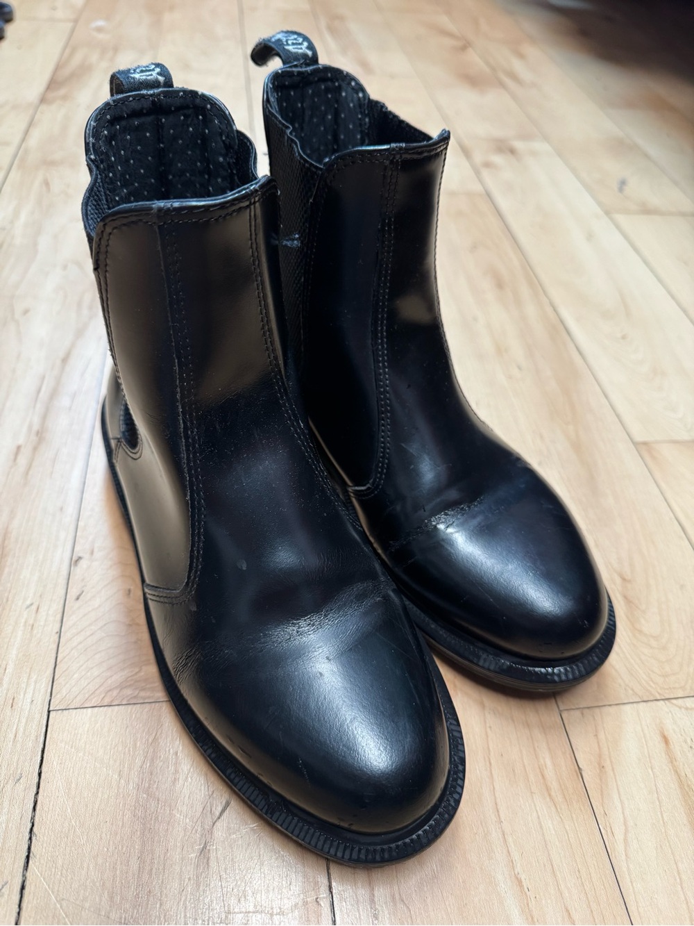 Dr. Martens Black Polka Dot Lined Sneaker